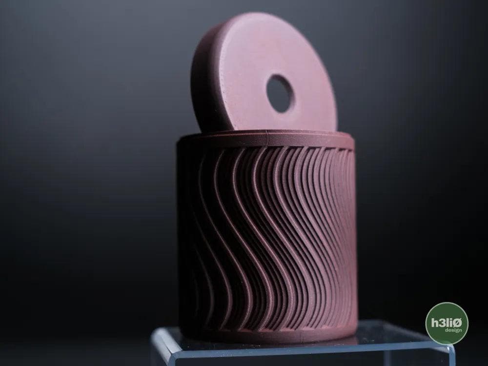 Pulse Twist-Lock Storage Container | Compact Desk Organizer Jar - Small Storage Containers - Precision Twist-Lock Lid System