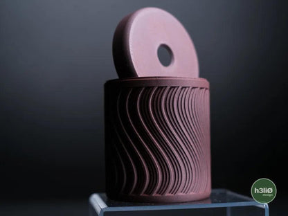 Pulse Twist-Lock Storage Container | Compact Desk Organizer Jar - Small Storage Containers - Precision Twist-Lock Lid System