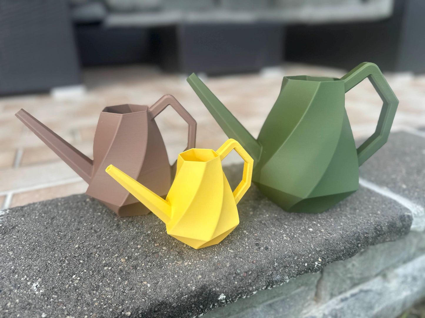 Helix Watering Can - Sculptural Spiral Indoor Watering Can