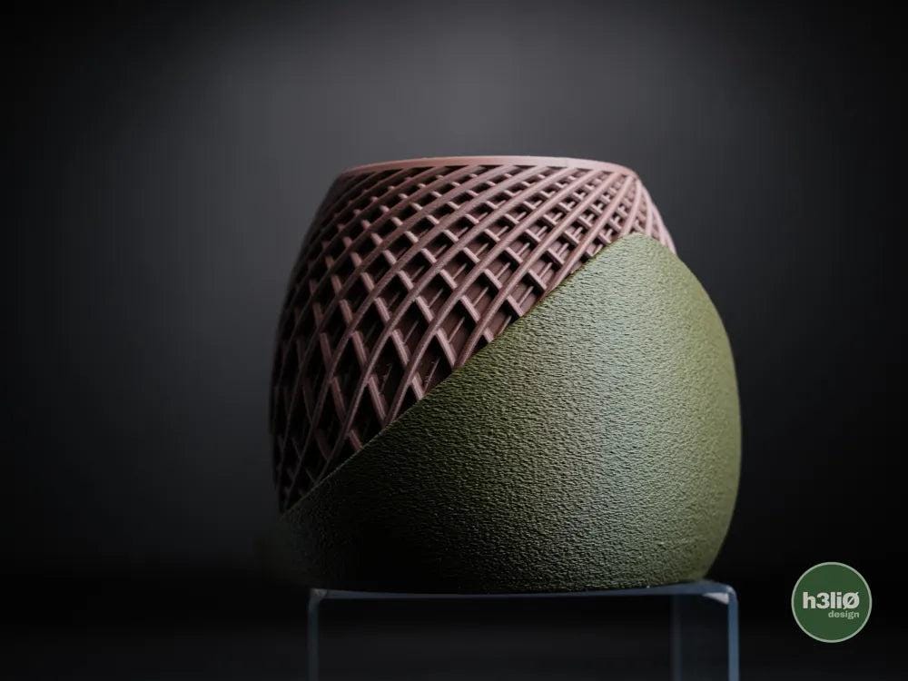Stryde Lattice Planter with Elevated Drip Plate | Modern Indoor Pot