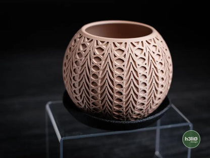 Fusion Elevated Planter with Integrated Drip Plate | Modern Indoor Pot