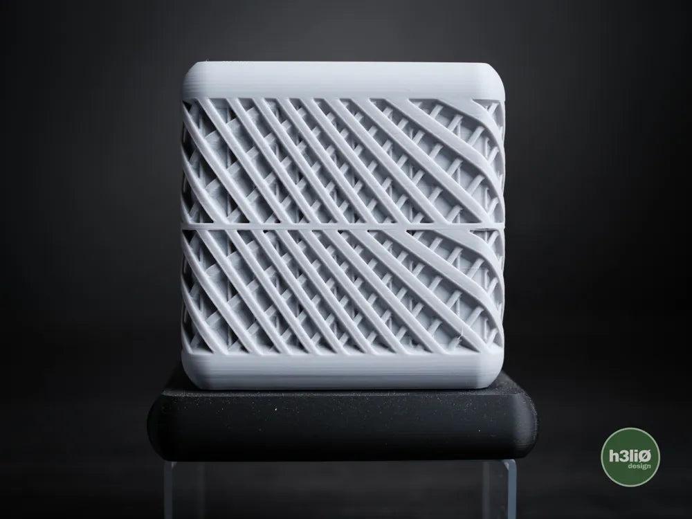 Qube Square Planter with Elevated Drip Plate | Modern Indoor Pot