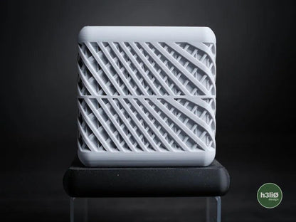 Qube Square Planter with Elevated Drip Plate | Modern Indoor Pot