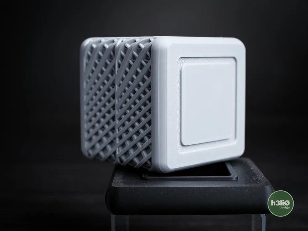 Qube Square Planter with Elevated Drip Plate | Modern Indoor Pot