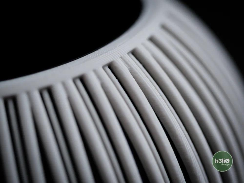 Zyra Patterned Planter with Elevated Plate | Modern Indoor Pot