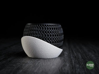 Echo Orchid Planter — Elevated Airflow Pot with Wrap-Around Plate