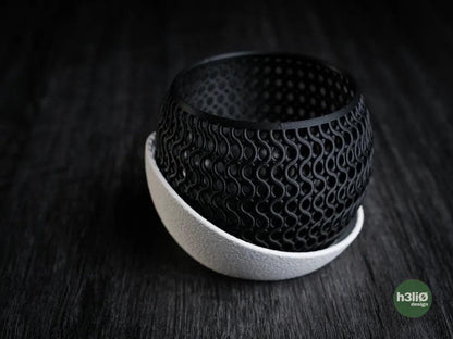Echo Orchid Planter — Elevated Airflow Pot with Wrap-Around Plate
