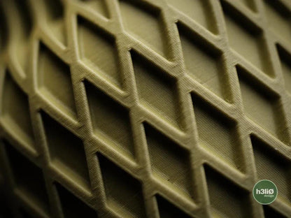 Juno Minimalist Decorative Vase — Sculpted Lattice Design, 250mm & 175mm