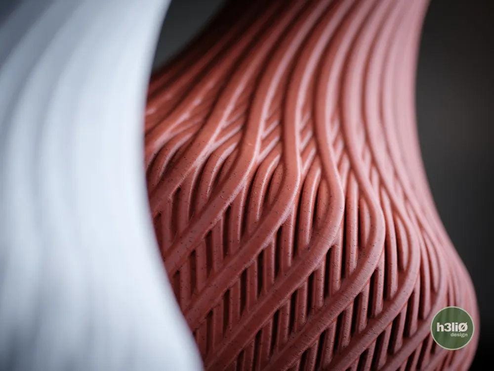 Quell Ribbed Decorative Vase | Modern Sculptural Vessel