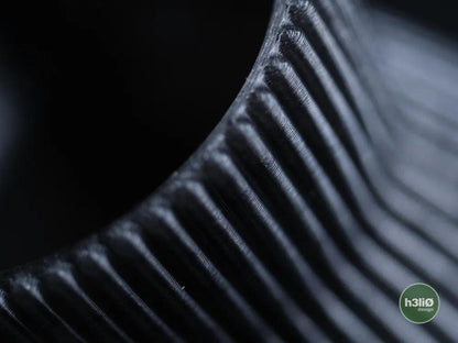 Obscura Ribbed Decorative Vase | Modern Minimalist Vessel