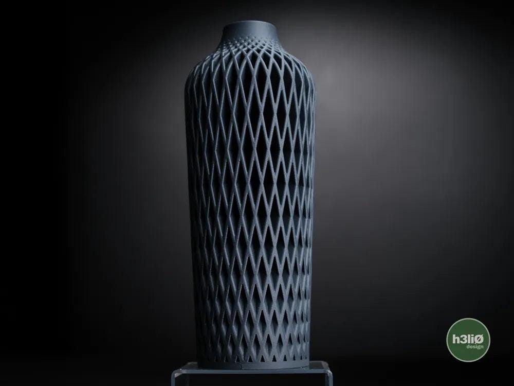 Apexis Geometric Lattice Vase | Modern Minimalist Decorative Vessel