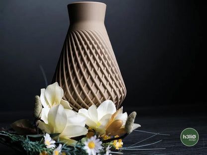 Influx Sculpted Lattice Vase | Modern Decorative Vessel - 180mm & 240mm