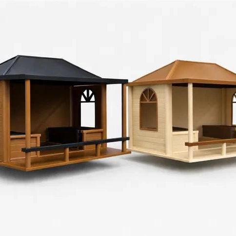 Classic Barn-Style Bird Feeder with Removable Roof | Outdoor Garden