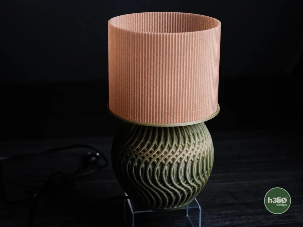Umber Modular Table Lamp with Interchangeable Shade | Modern Ambient Lighting - Modular Table Lamp - Adjustable Lighting