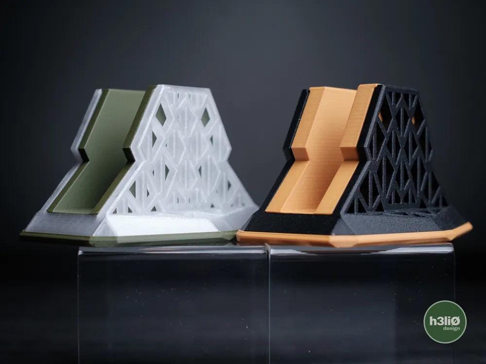 Rift Vertical Laptop Stand with Modular Gap Inserts | Compact Desk Storage - Modular Laptop Stand - Compact Desk Organizer