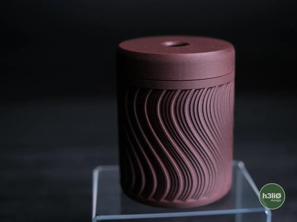 Pulse Twist-Lock Storage Container | Compact Desk Organizer Jar - Small Storage Containers - Precision Twist-Lock Lid System