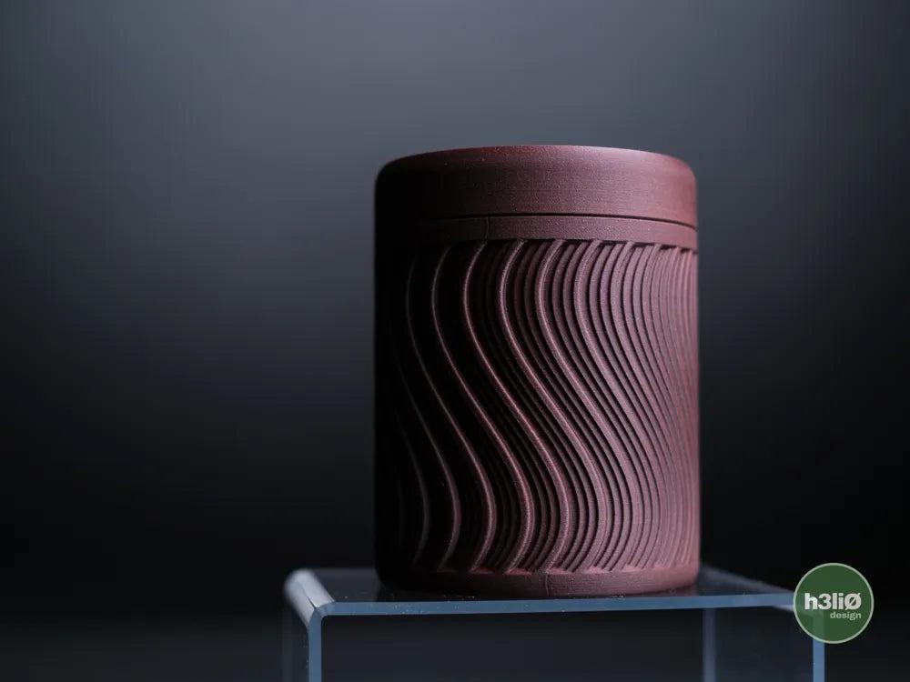 Pulse Twist-Lock Storage Container | Compact Desk Organizer Jar - Small Storage Containers - Precision Twist-Lock Lid System