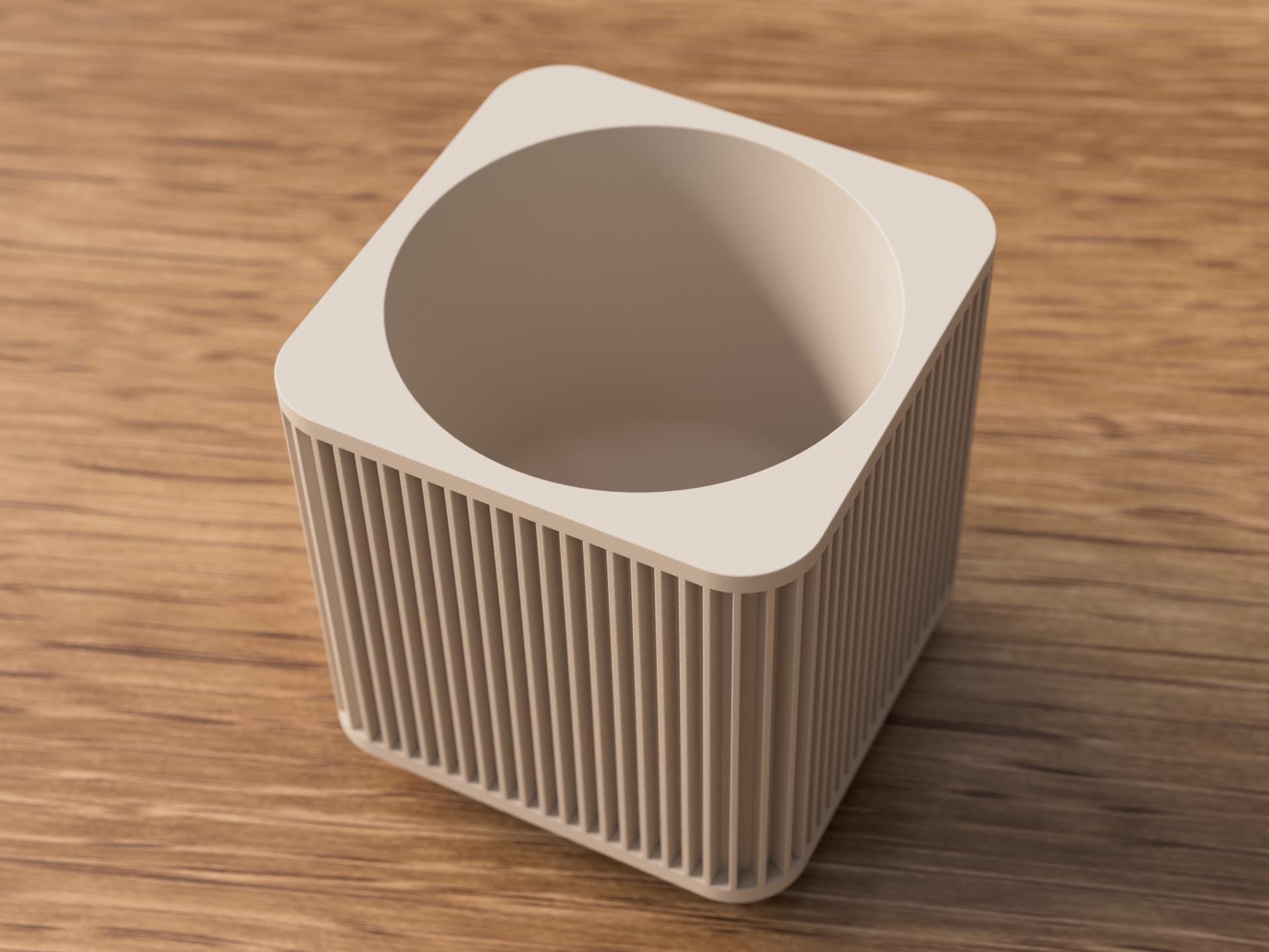 Shikaku Square Planter with Legs - Modern Japanese-Inspired Pot