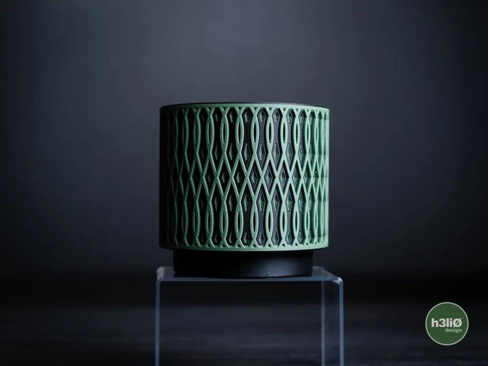 Echelon Geometric Planter with Elevated Drip Tray | Modern Indoor Pot