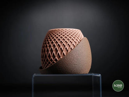 Stryde Lattice Planter with Elevated Drip Plate | Modern Indoor Pot