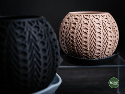 Fusion Elevated Planter with Integrated Drip Plate | Modern Indoor Pot