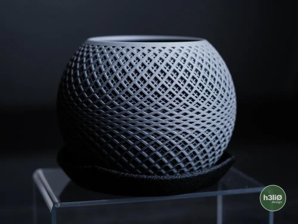 Paragon Lattice Planter with Elevated Drip Plate | Modern Indoor Pot