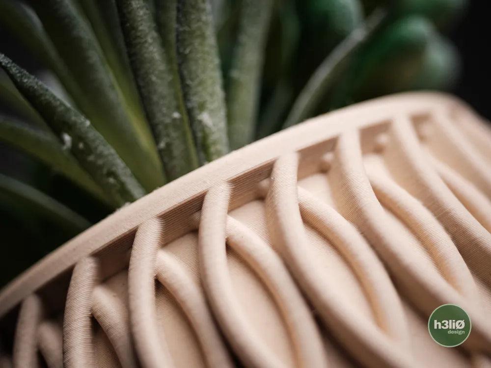 Loft Compact Planter with Integrated Drip Plate | Matte Modern Indoor Pot