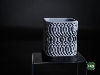 Glowtide Minimalist Planter — Modern Indoor Planter with Elevated Drip Tray