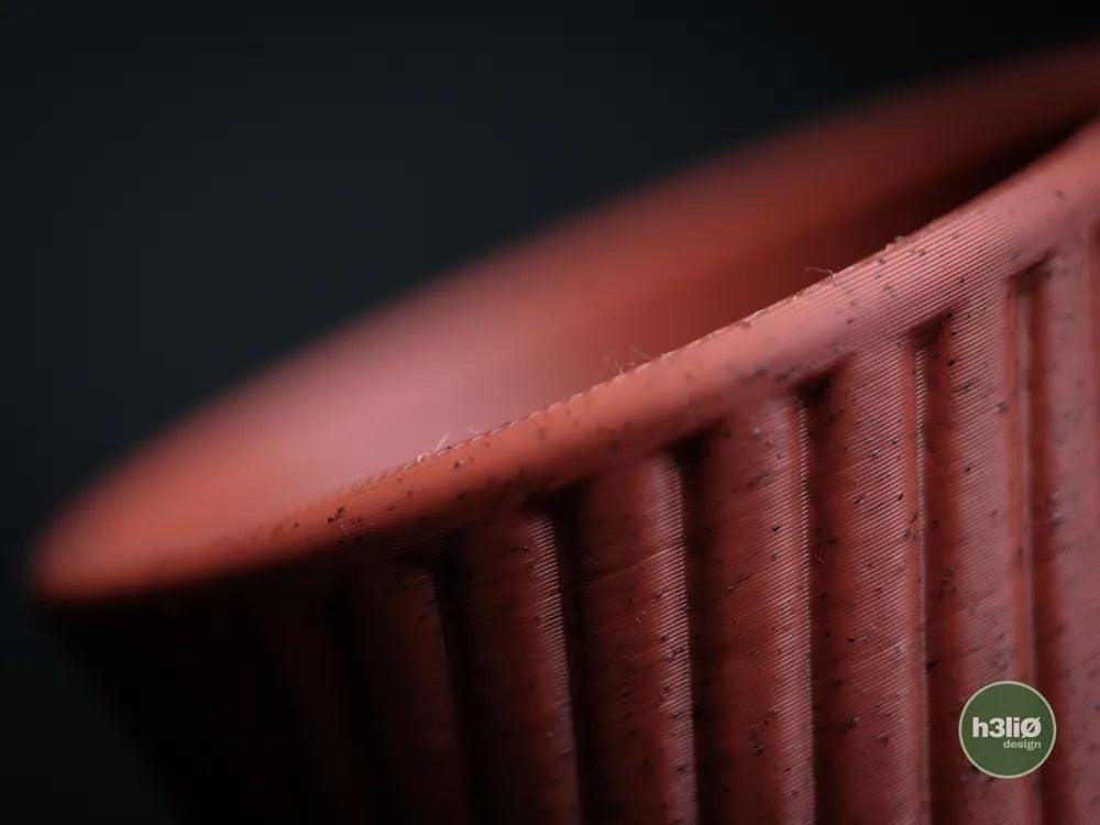 Quell Ribbed Decorative Vase | Modern Sculptural Vessel
