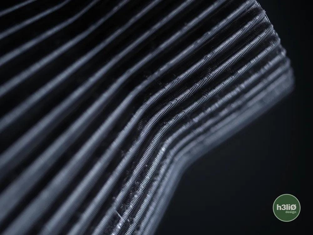 Obscura Ribbed Decorative Vase | Modern Minimalist Vessel