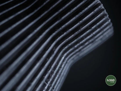 Obscura Ribbed Decorative Vase | Modern Minimalist Vessel