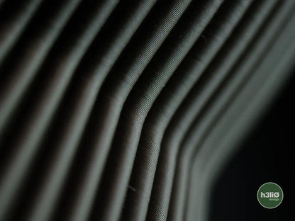 Obscura Ribbed Decorative Vase | Modern Minimalist Vessel
