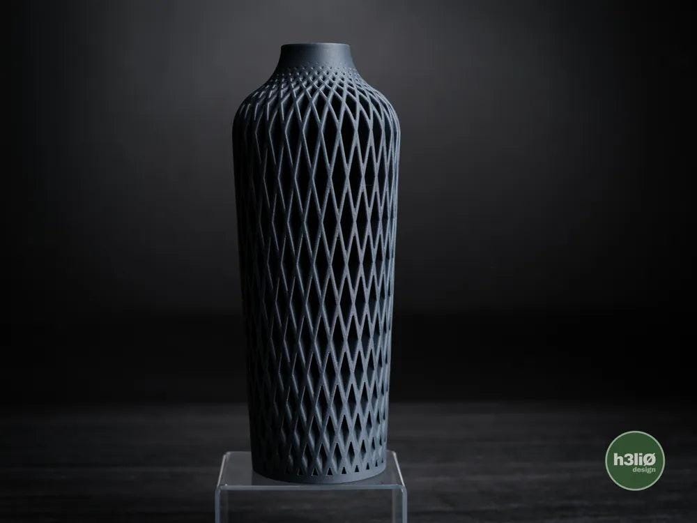 Apexis Geometric Lattice Vase | Modern Minimalist Decorative Vessel