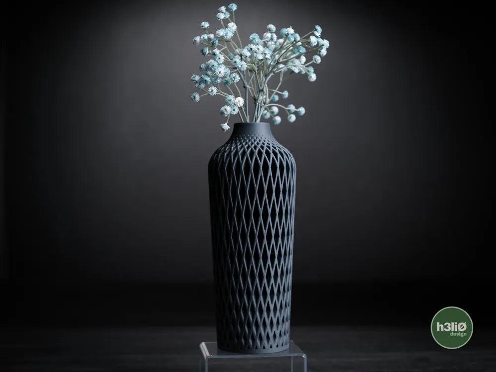 Apexis Geometric Lattice Vase | Modern Minimalist Decorative Vessel