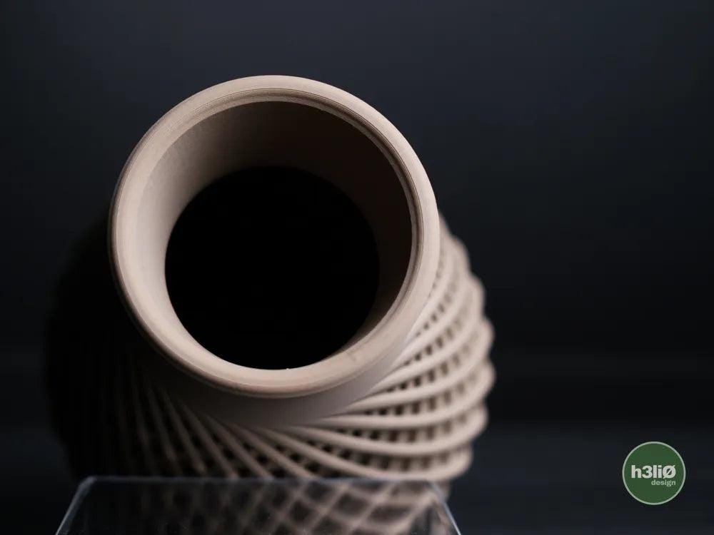 Influx Sculpted Lattice Vase | Modern Decorative Vessel - 180mm & 240mm