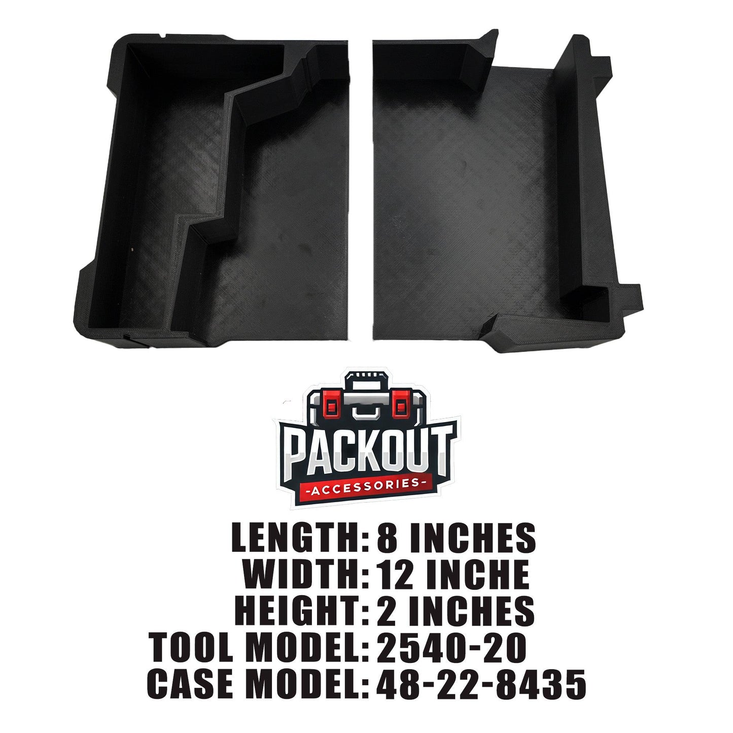 M12 23-Gauge Pin Nailer Insert Only | to Suit Milwaukee Packout