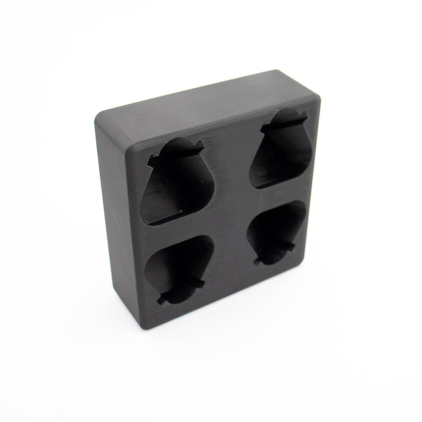 M12 Battery Holder Quad Mount | to Suit Milwaukee Packout Wall