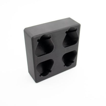 M12 Battery Holder Quad Mount | to Suit Milwaukee Packout Wall