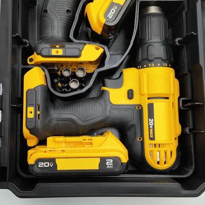 DeWalt 20V Max Drill & Impact Driver Insert to Suit DWST08020 Deep Compact Organiser – Insert Only