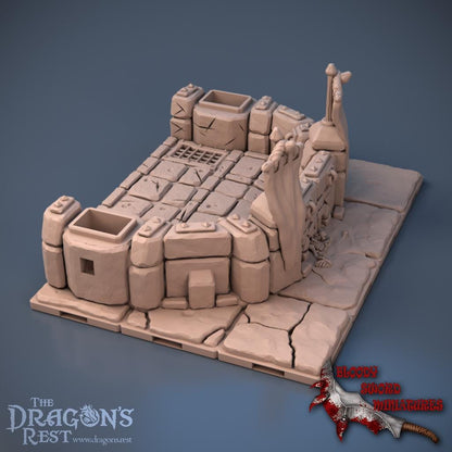 DND Dungeon Arena Starter Set | Modular Dungeon Tiles | 28mm 1.5” Grid Terrain | Tabletop RPG Terrain | Ships from Australia