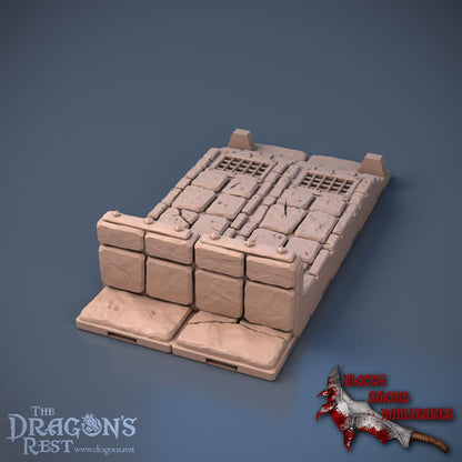 DND Dungeon Arena Starter Set | Modular Dungeon Tiles | 28mm 1.5” Grid Terrain | Tabletop RPG Terrain | Ships from Australia