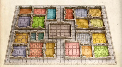 DND Dungeon Terrain Set | Complete Modular Dungeon Board | Tabletop RPG Terrain | Large Dungeon Layout | Ships from Australia