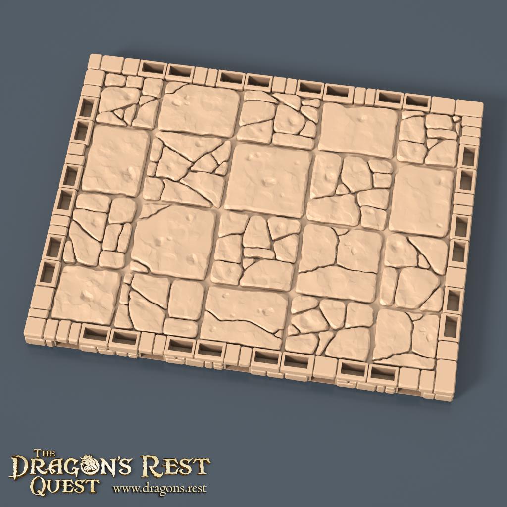 Modular Dungeon Tiles Quarter Set | Dragon’s Rest Terrain 28mm 1.5” Grid | DND Terrain | Ships from Australia