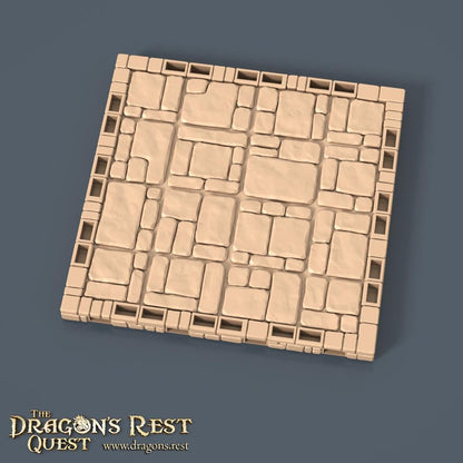 Modular Dungeon Tiles Quarter Set | Dragon’s Rest Terrain 28mm 1.5” Grid | DND Terrain | Ships from Australia