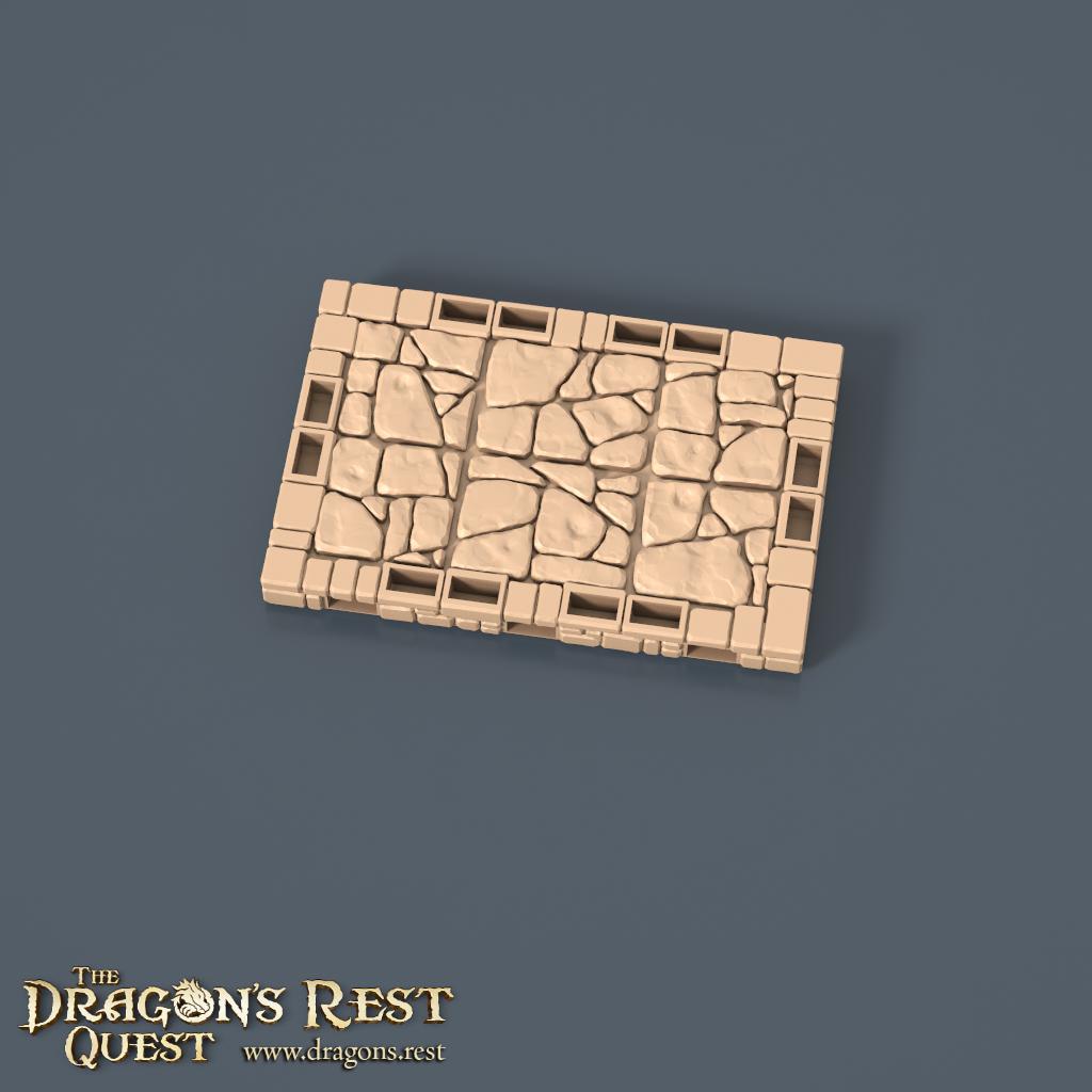 Modular Dungeon Tiles Quarter Set | Dragon’s Rest Terrain 28mm 1.5” Grid | DND Terrain | Ships from Australia