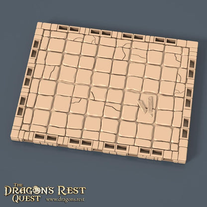 Modular Dungeon Tiles Quarter Set | Dragon’s Rest Terrain 28mm 1.5” Grid | DND Terrain | Ships from Australia