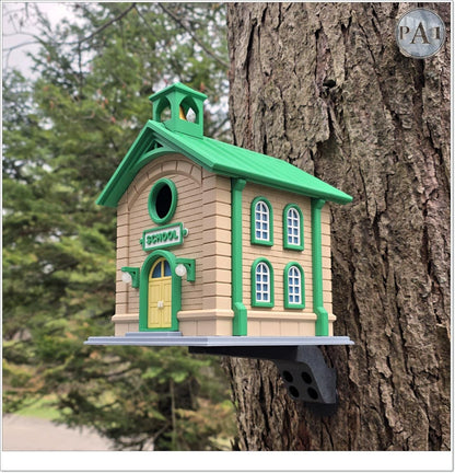 School House Birdhouse | Novelty Bird House | Teacher Gift Idea | Unique Garden Decor | Ships from Australia