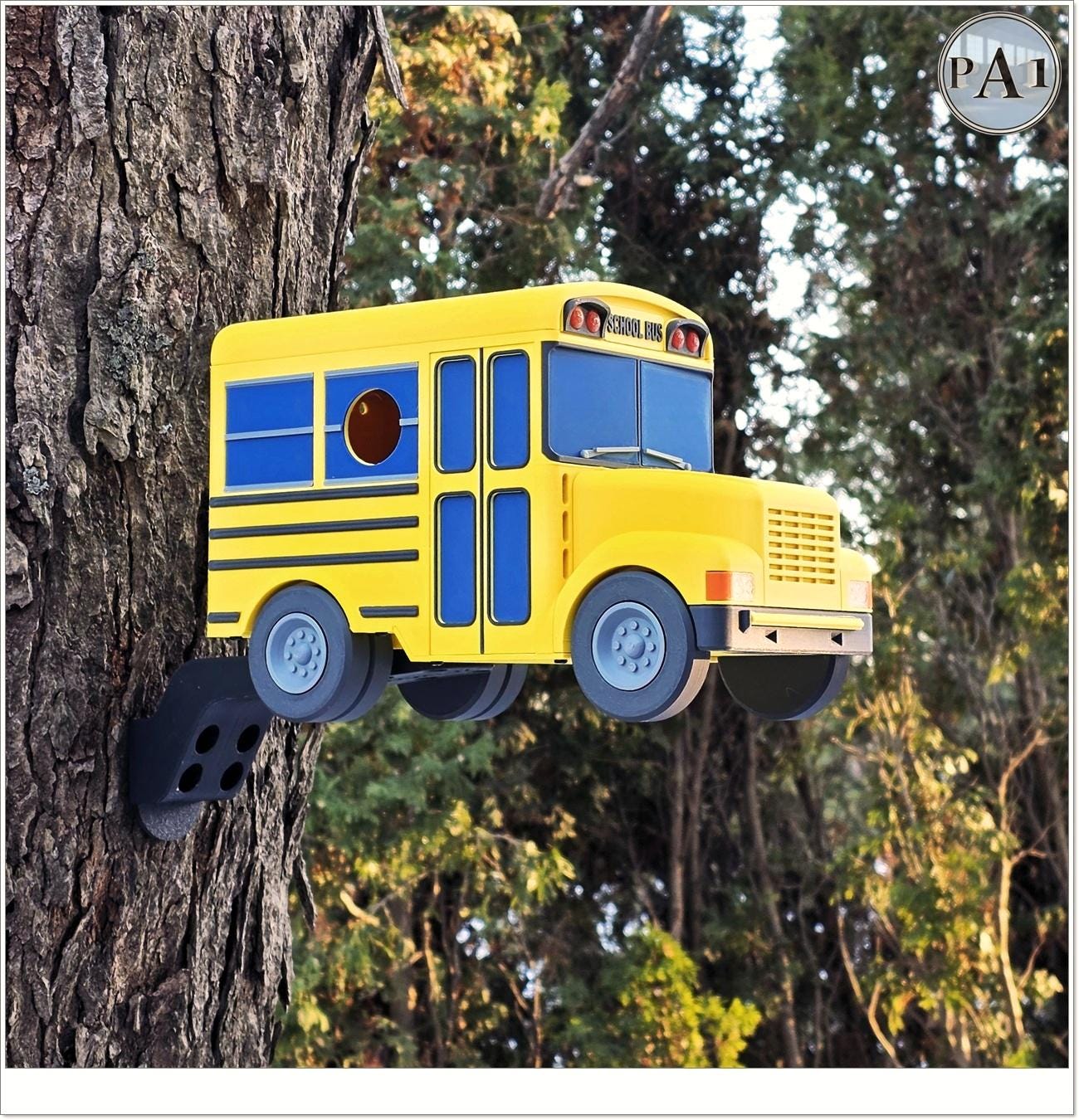 School Bus Birdhouse | Novelty Bird House | Teacher Gift Idea | Unique Garden Decor | Ships from Australia