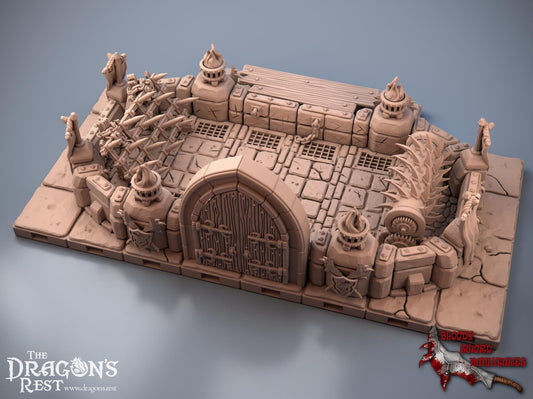 DND Dungeon Arena Starter Set | Modular Dungeon Tiles | 28mm 1.5” Grid Terrain | Tabletop RPG Terrain | Ships from Australia