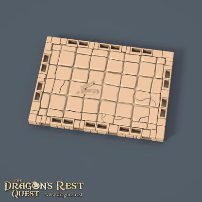Modular Dungeon Tiles Quarter Set | Dragon’s Rest Terrain 28mm 1.5” Grid | DND Terrain | Ships from Australia